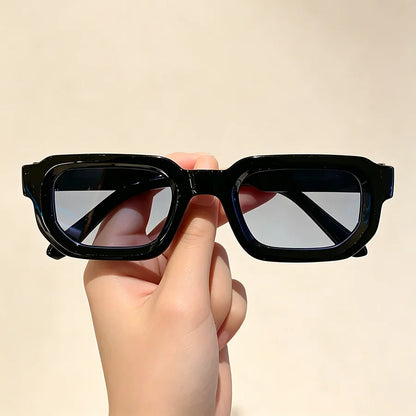 Lot de 6 lunettes de soleil vintage rectangle pour femme et homme - Mode rétro, design luxe, protection UV